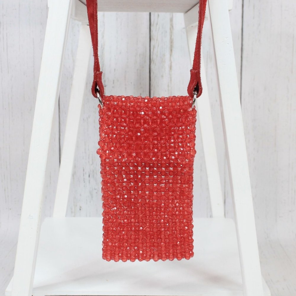 Free People Edie Beaded Belt/Crossbody Bag - Picture 2 of 8